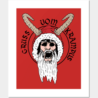 Gruss Vom Krampus Posters and Art